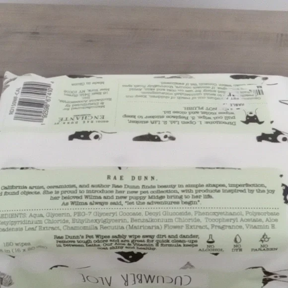 Rae Dunn WIPE. Pet Wipes - Picture 3 of 4